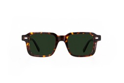 Angus in Deep Havana with Classic Green Lenses